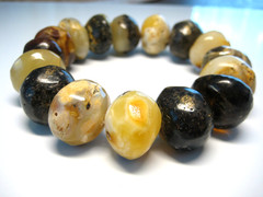 Genuine Huge Massive Amber Baltic Amber Bracelet 57 grams 8-8.5 in !!!
