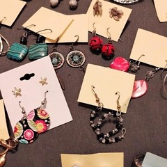 Boho Vintage Y2K Statement Earrings Hoop Stud Lot Jewelry Bundle