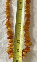 Baltic Amber Necklace Rare Egg Yolk Honey Cognac Yellow Butterscotch VTG 62.4g