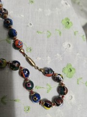 VTG MCM MURANO GLASS BEADS VENETIAN 30in NECKLACE & BRACELET
