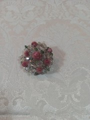 Vintage 1960’s Floral Parure Signed Vendome. This Is A Set of 5 Pieces. As Shown