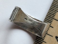 Vintage men’s ring sterling silver 925 Size 10 Weight 4.97 g. Ukrainian jewelry.