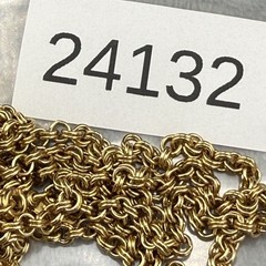 Vintage Monet Necklace Rolo Chain Gold Tone 28”