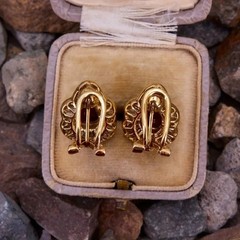 Elegant White Zircon Vintage Gemstone Earrings for Women – Gorgeous & Shiny