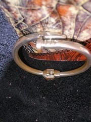 Silver Nail Bracelet From The 70s