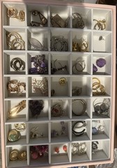 Large Vintage & Contemporary Costume Jewelry Lot of 47 Earrings