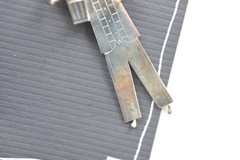 Brooch 3D Artisan Signed man music musician jazz blues N12