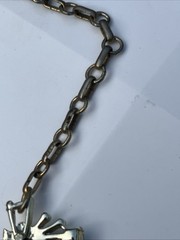 Vintage Green Rhinestone Necklace