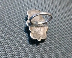Vintage Abalone 925 Sterling Silver Ring Size 4.25″ Mexico