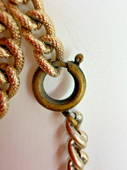 Vintage Necklace Cameo Pendant Shell People Scene Art Oval Silvertone