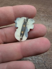 Vintage Retro Resin Pin Back Brooch Small Baby Elephant Set Of 3