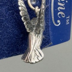 Jezlaine Sterling Hummingbird Charm Pendant Vintage Solid 925 Bird Jewelry