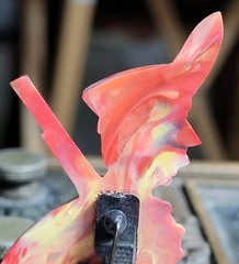 Vintage Plastic Novelty Pin Marching Soldier 1940s 1950s