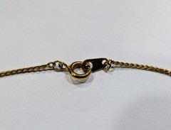 Maple Leaf Necklace 16″, Vintage Station Gold-Tone