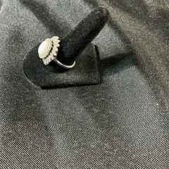 3 Vintage Silver Toned Rings. Sz 7.5 Two Cluster One Art Deco Style