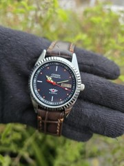 Vintage Citizen Automatic Men Steel Day Date 21 Jewels Refurbished Japan watch