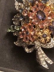 Nolan Miller Floral Fantasy Series II Brooch New In Original Packaging W Papers