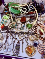 Vintage Estate Costume Jewelry Lot ! CINER , MONET and more!