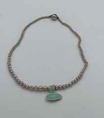 Vintage Du Barry JAPAN Simulated Pearl necklace with Original Tag Cocktail Style