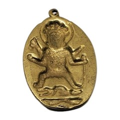 Goddess Kali Brass Pendant