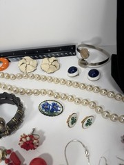 High End Vintage Jewelry Lot Sarah Cov 925 Italy West Germany Coro Hobe Alpaca