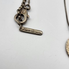 Fabulous Vintage Sterling Silver Crescent moon necklace signed Kenneth Cole 925