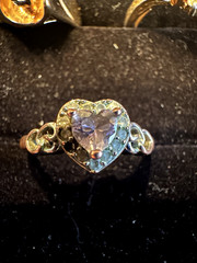 7 Gold/Silver tone some 18kt HGE,All missing stones, for repairs, all wearable