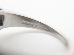 Vintage 1930s $14,000 3.50ct Old Euro VS H Diamond Platinum HALO Band Ring 11g