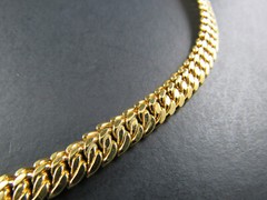 VINTAGE NAPIER 18″ GOLD TONE CHAIN ROPE NECKLACE (D15)