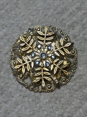 Vintage Snowflake Brooch