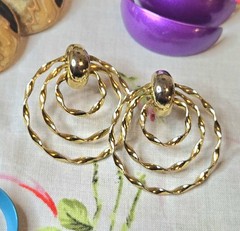 16 Pairs Vintage Earrings Lot For Pierced Ears, 1970s 1980s Costume Jewelry