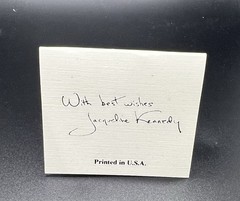 Camrose & Kross Jacqueline Bouvier Kennedy Jewelry Brooch Reproduction COA