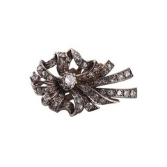 Mid Century 2.50ctw Diamond Platinum Earrings