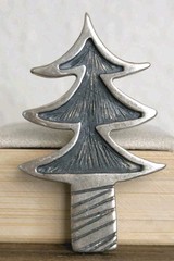 Vintage Mexico 925 Sterling Silver Modernist Tree Brooch Christmas Pin 1.5” 7g