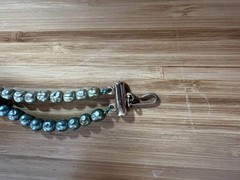Vtg Necklace Faux Pearl Rhinestone – choker style -appro. 16 inches