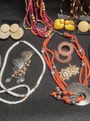 Boho Costume Jewlery Lot Necklaces Bracelets Earings and More Vintage to Now