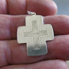 Sterling Silver Cross Pendant 2.0g [4780]