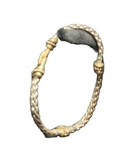 Liz Claiborne Silver‑Tone Herringbone Bracelet Vintage 8” Nickel‑Free Fold‑Over