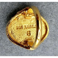 Vintage 1974 PAT 3802,945 MOOD RING Size 6