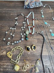 Vintage to now Costume jewelry Lot Mixed Jewelry Lot Pendants Earings Necklaces