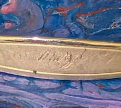 Vintage Gold Tone Spiedel Id Bracelet AMY Signed.