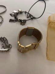 Costume Jewelry Lot Ann Kline Watch Not Working Just Needs New Battery .