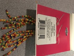 Vintage Xhilaration Beaded Dangling Earrings
