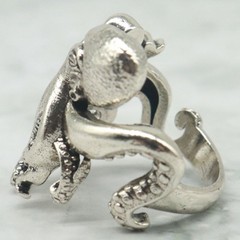 Buy 3 Get 1 Free 8.4g Kraken Gothic Octopus Tentacles Mens Present Silver Rings
