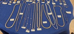 Vintage Mod Necklace Lot Of 62.dainty.simple.26 Signed Monet Avon Trifari J.crew