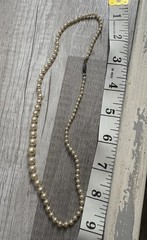 Vintage Valencia Elgin American Faux Pearl Necklace Set 4 Strands w/ Box 1950s