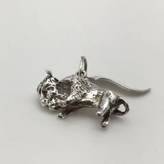 Vintage Sterling Silver 925 Buffalo Animal Charm Marked Black Hills 4.5g #31