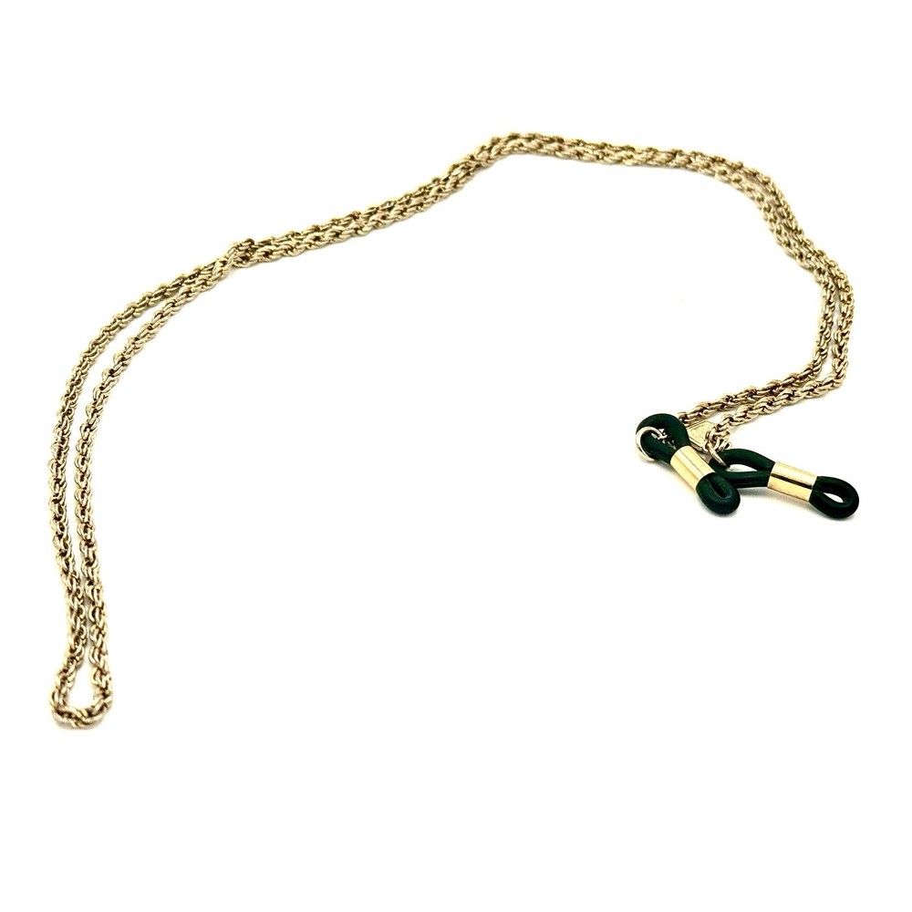 Connie McCormack Gold Tone 28 inch Eye Glasses chain VTG