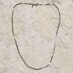 Vintage Monet Chain Necklace Thin Dainty Minimalist Fairy Daily Wear