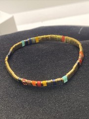 Vintage Colorful Womens Stretch Bangle Cuff Bracelet
